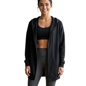Roots Cardgian Athletic Travel Womens Small Minimalist Lightweight Active Black